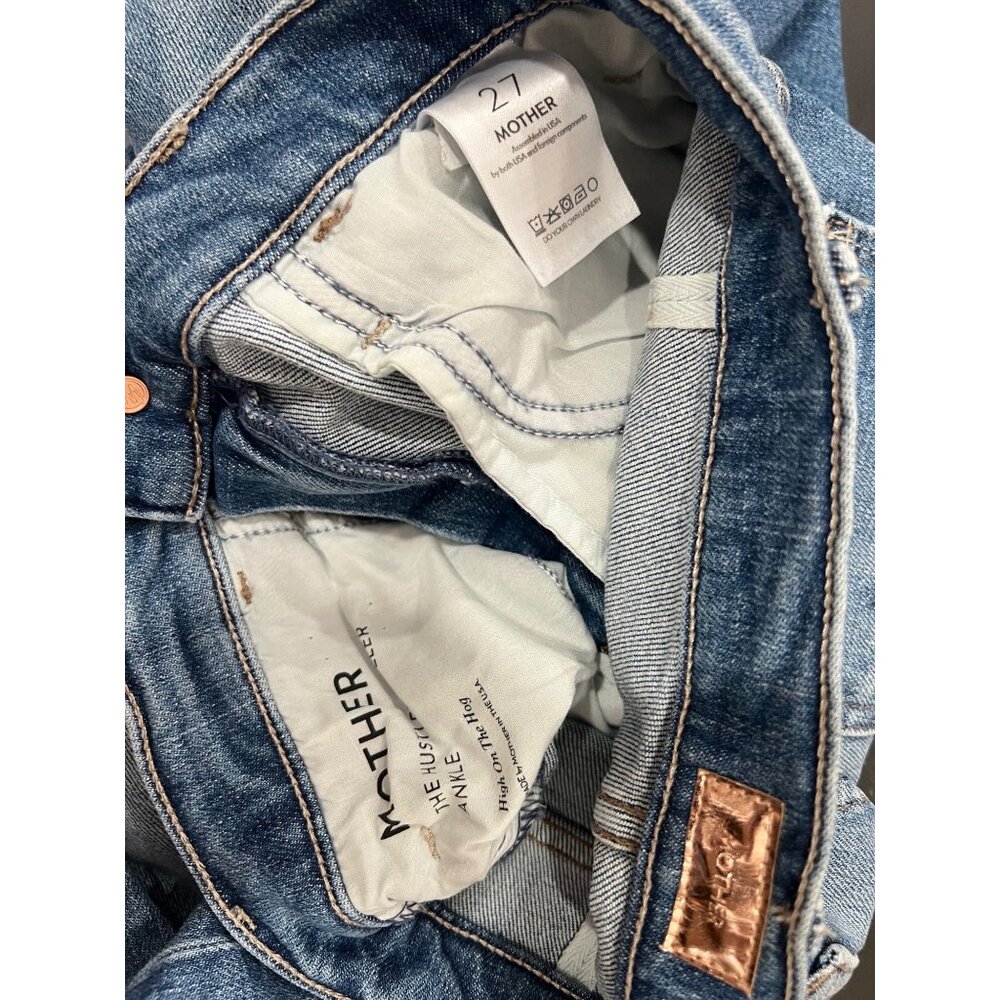 Mother Denim - The Hustler Roller Ankle in High on the Hog Size 27 26 - Picture 6 of 6